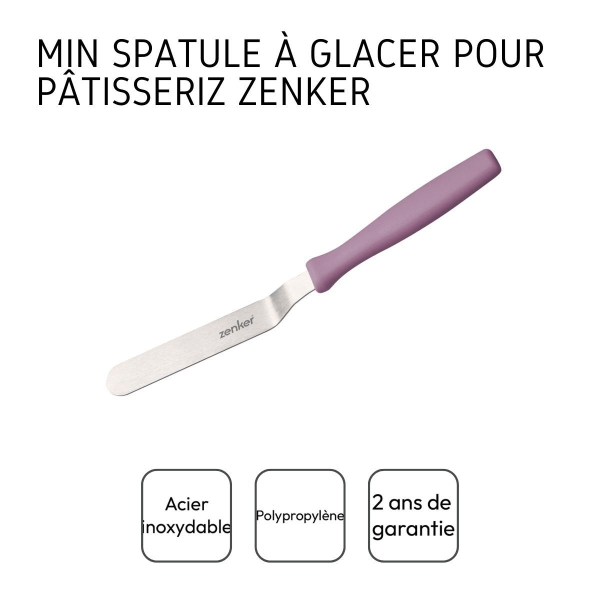 Mini spatel böjd 22,2 cm Zenker Sweet Sensation Lila