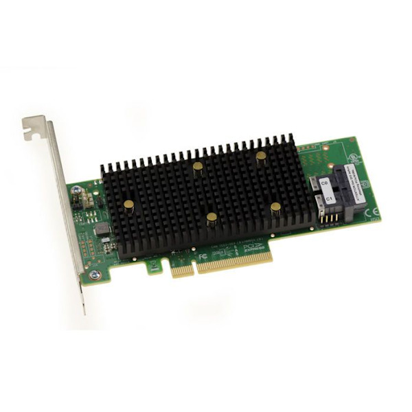 Kort PCIe 3.1 SAS SATA NVMe 12GB 8 INTERNA portar - Raid 0 1 5 10 50 - Original BROADCOM LSI 9440-8i - Ref 05-50008-02