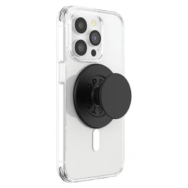 Telefonstöd - Popsockets - PopGrip MagSafe - Svart - Plast - Ställfunktion Svart