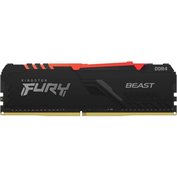 Kingston FURY Beast RGB 8GB 3200MT/s DDR4 CL16 Minnessats för PC Enkelmodul KF432C16BBA/8