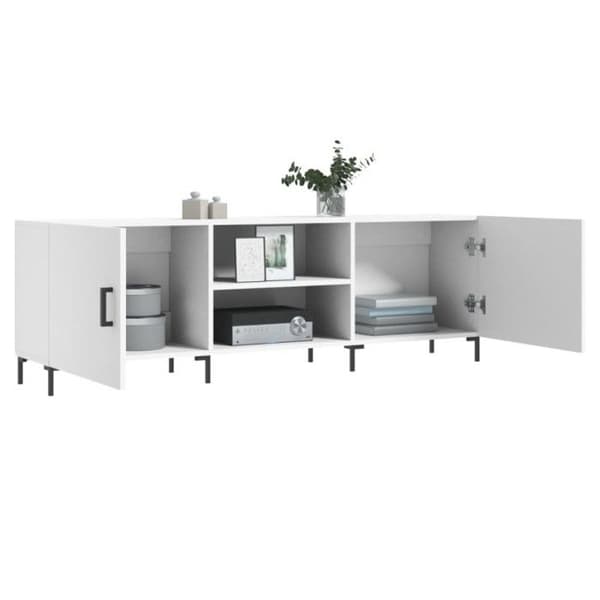 vidaXL TV-byrå vit 150x30x50 cm snickerimaterial 829100