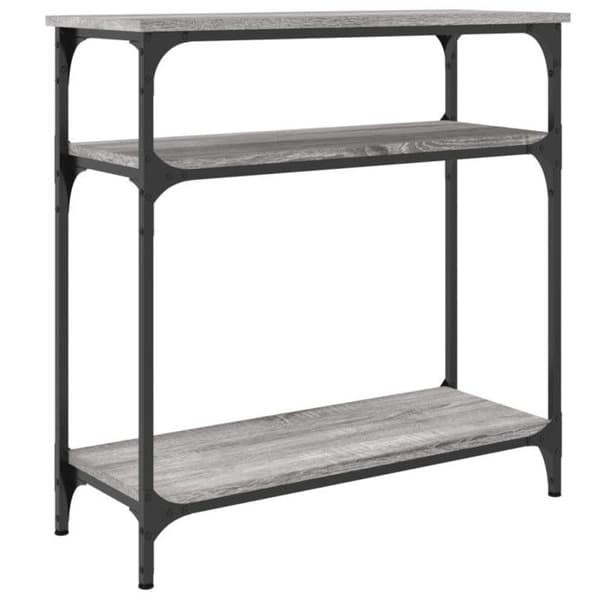 vidaXL Konsolbord Sonoma Grå 75x29x75 cm Konstruerat trä 834043