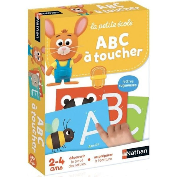 NATHAN La Petite Ecole - ABC à Toucher Flerfärgad