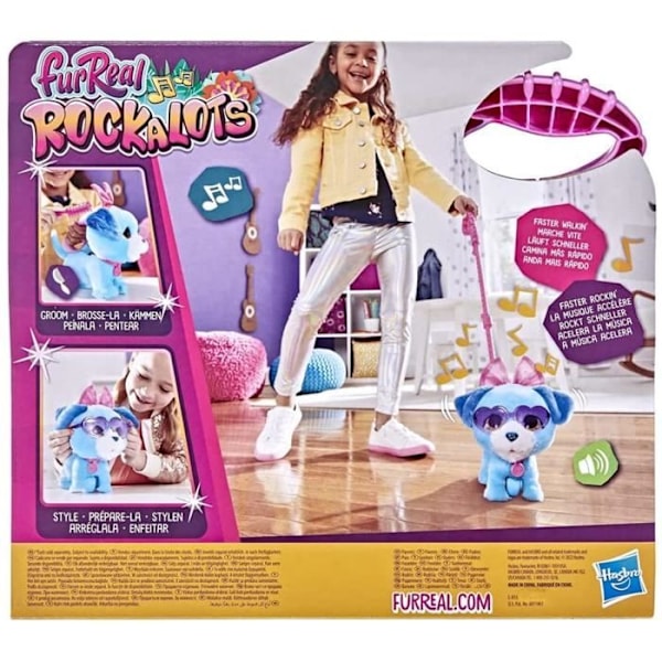 Interaktiv leksak - HASBRO - furReal Rockalots - Musikalisk och interaktiv - Brun