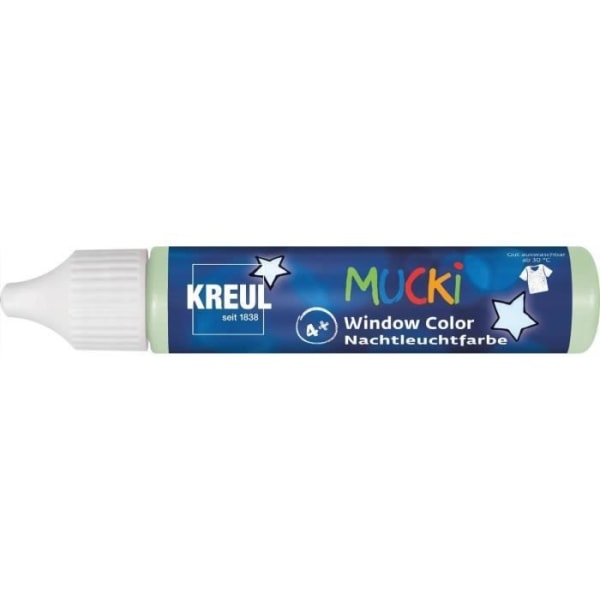 Luminös färg - KREUL - MUCKI - 29 ml - Transparent - För barn från 4 år Transparent