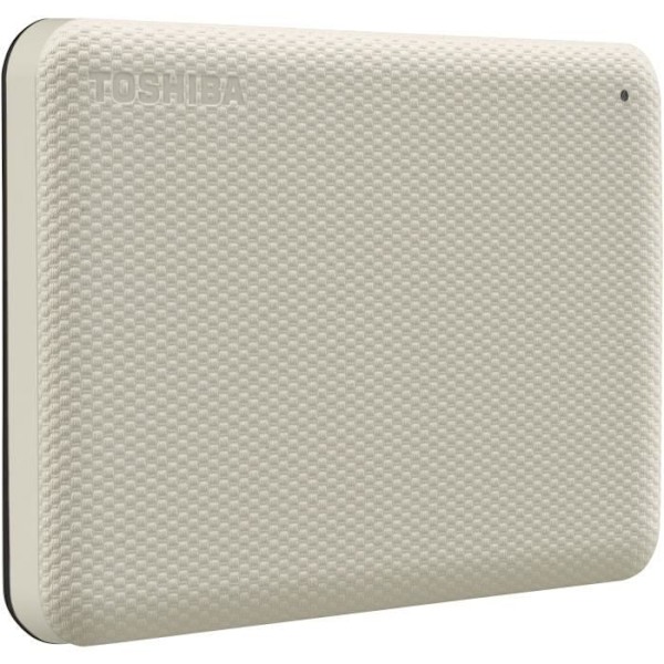 Extern hårddisk - TOSHIBA - CANVIO ADVANCE - 2 TB - Vit - Säkerhets- och säkerhetskopieringsprogram ingår
