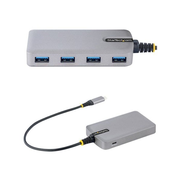 USB-C-hubb - STARTECH.COM - 5G4AB-USB-C-HUB - 4 USB-A-portar - 5 Gbps - Bussmatad