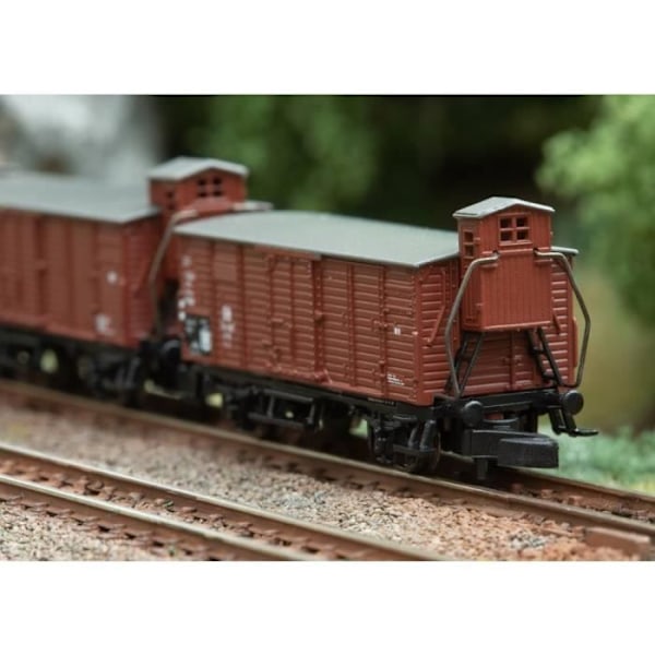 Parti om 5 DB godsvagnar - MÄRKLIN - Märklin 86070 - Pwgs 41, OMM 52, G 10, K 15 - Inredning Okänd