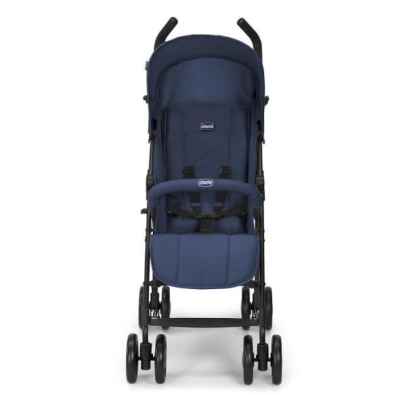 CHICCO Pushchair London Up - 0-36 månader - Upp till 15 kg - Lutande ryggstöd - Säkerhetsbygel - Bleu Passion Blå