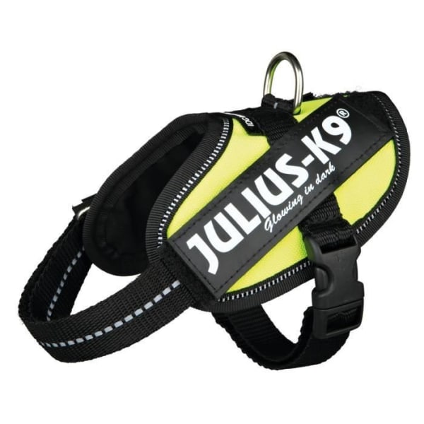 JULIUS-K9 Power IDC Babysele 2/XS–S: 33–45 cm neongul för hundar