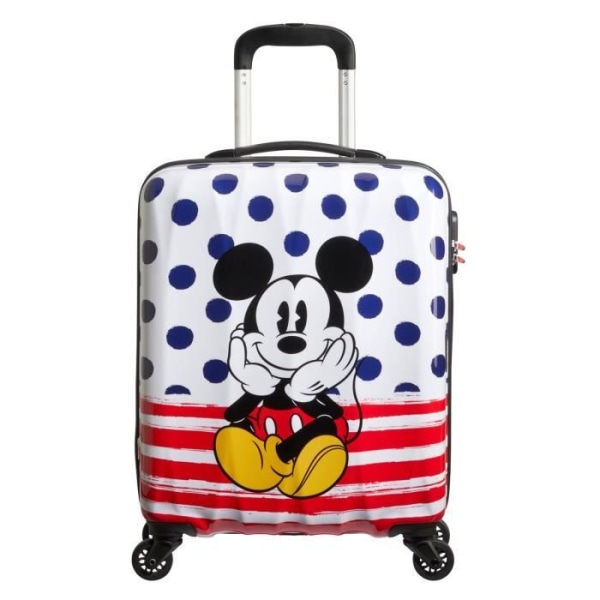 American Tourister Disney Legends Spinner 55/20 Alfatwist 2.0 Trolley Mickey Blue Dots [177687] - resväska resväska eller bagage säljs s