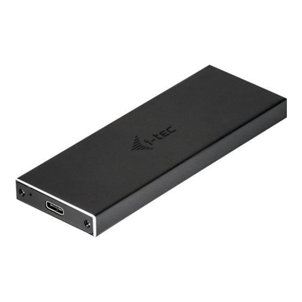 I-TEC MySafe M.2 hårddiskhölje - USB 3.1 Typ C Host Externt gränssnitt - Svart - Aluminium