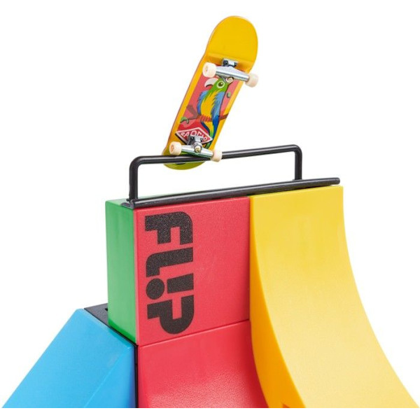 Tech Deck Rampa Competition Wall 2.0+ Färgglad Collectible Skateboard Gripbräda Set