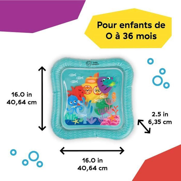 BABY EINSTEIN Ocean Explorers Sensory Discovery Water Mat - 0 till 36 månader Flerfärgad