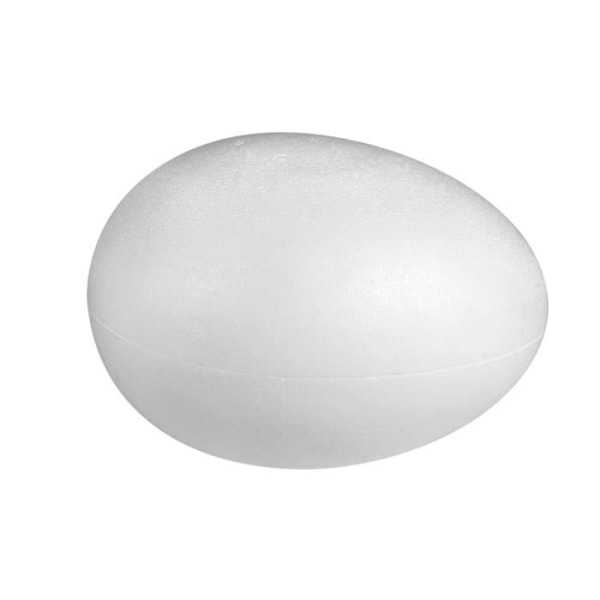 Ägg Polystyren 26 cm Hålrum 2 delar Vit