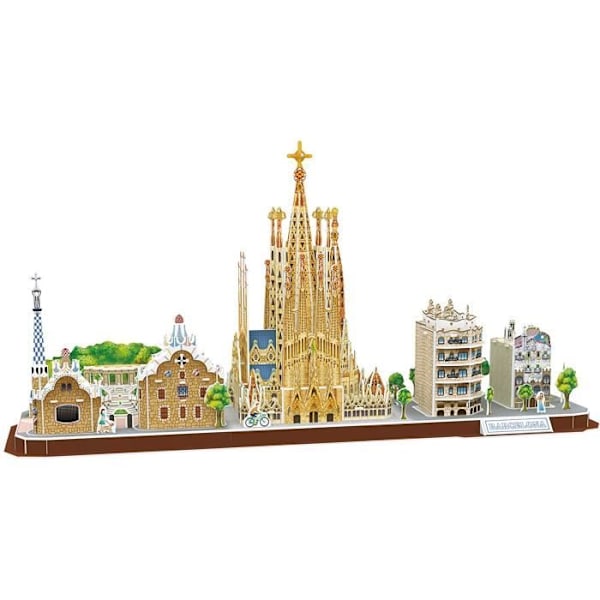 Barcelona 3D-pussel - XTREM RAIDERS - Arkitektur och monument - Barn - 170 min montering