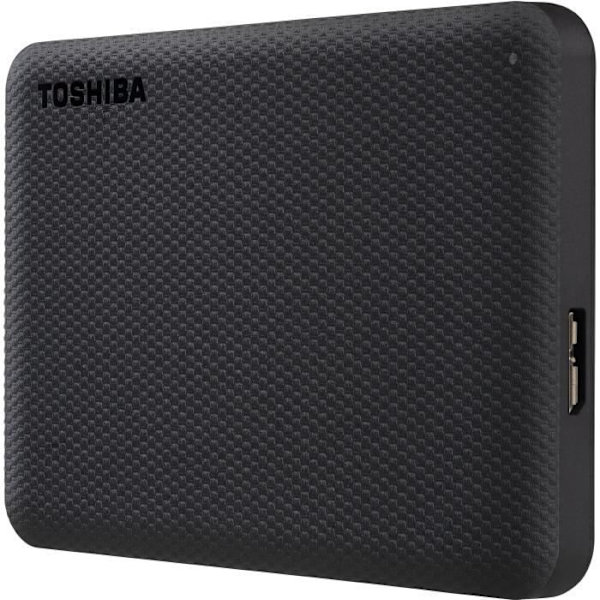 Extern hårddisk - TOSHIBA - Canvio Advance - 1 TB - Svart
