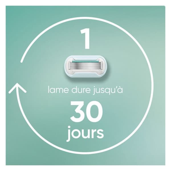 Rasoir Venus PRO Smooth Sensitive + 3 påfyllningar Vit