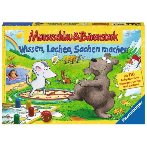 Ravensburger ravenbu rger mauseschlau - bärenstark Tvålar, skratt, sachen faire Barnspel - 21298