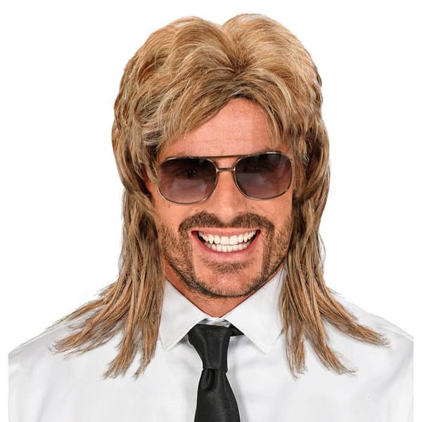 Perruque Stil År 80 - Man - Blond Blont hår