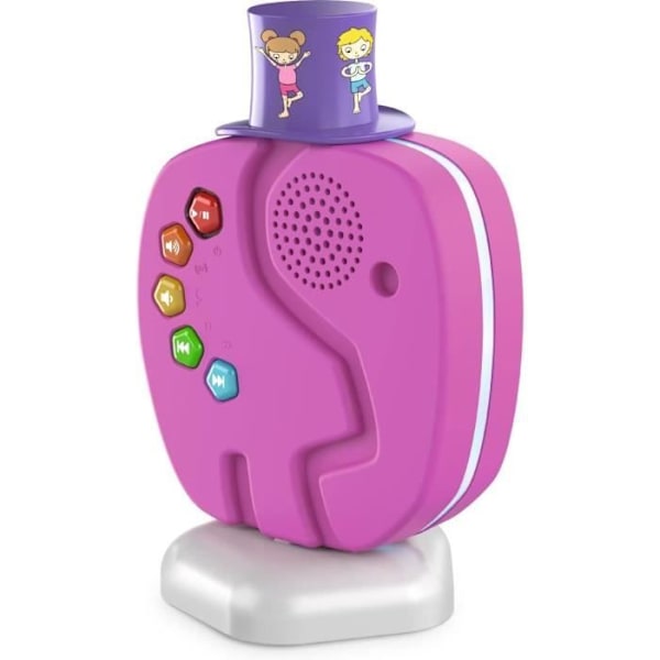 Ljudspelare - TechniSat - TECHNIFANT - Bluetooth - Nattlampa - 2 GB Rosa