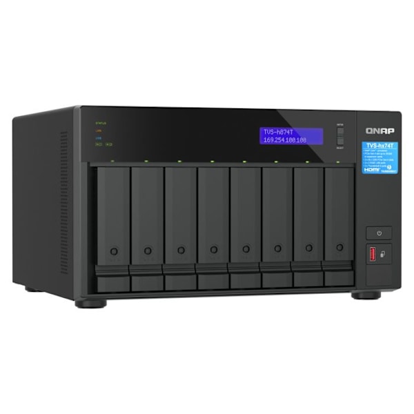 QNAP 8-facks QuTS hero NAS i7 12