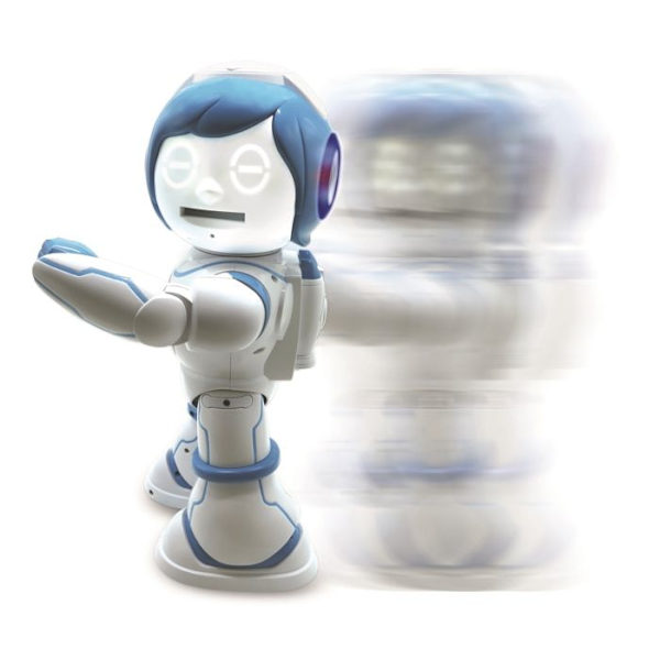 POWERMAN® KID tvåspråkig utbildningsrobot från LEXIBOOK - Lär dig och lek på franska och engelska Vit
