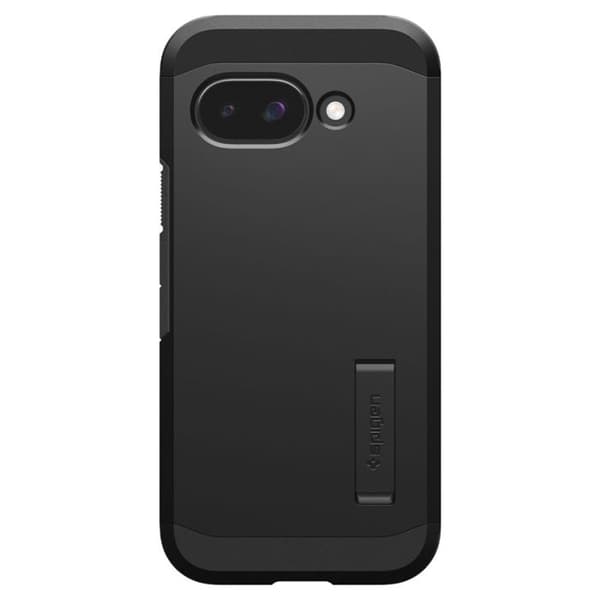 Coque - Google Pixel 9a - Spigen Tough Armor MagSafe - Svart - Stötsäker - Hård svart