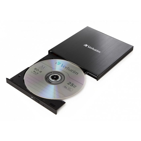 Verbatim Blu-ray Brenner extern Slim - Bluray-brännare - USB 3.0