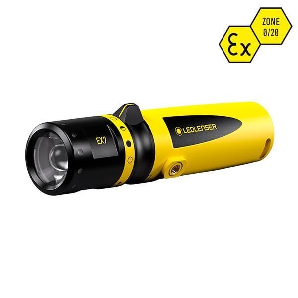 Ficklampa - Ledlenser - EX7 ATEX - 200 lumen - Gul - Utomhus