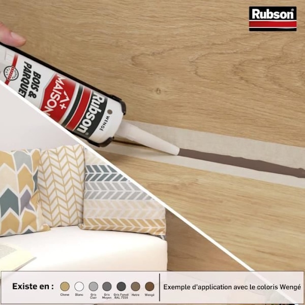 byggspackel trä ek vagn 280ml - RUBSON trä färg