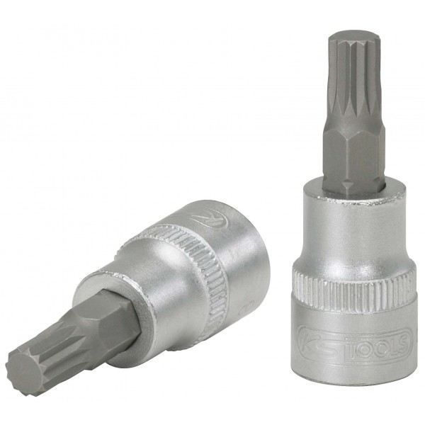 Skruvmejselhylsa - KSTOOLS - 3/8" - XZN M5 - L.48 mm - Krom