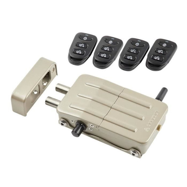 ARREGUI CI10D Elektroniskt lås, osynligt lås, 4 fjärrkontroller, guld gyllene