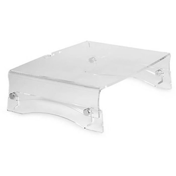 Skärmhöjare - BAKKERELKHUIZEN - Q-Riser 100 - Justerbar i höjdled - Robust stöd - Modern design Transparent