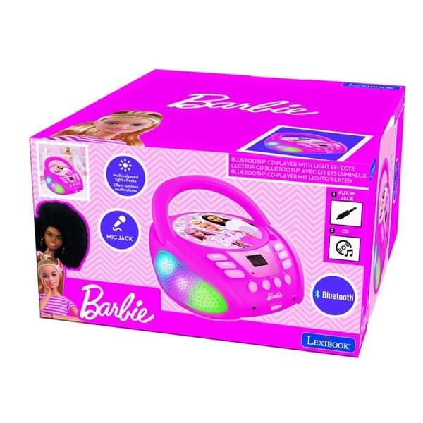 Bluetooth CD-spelare Barbie ROSA