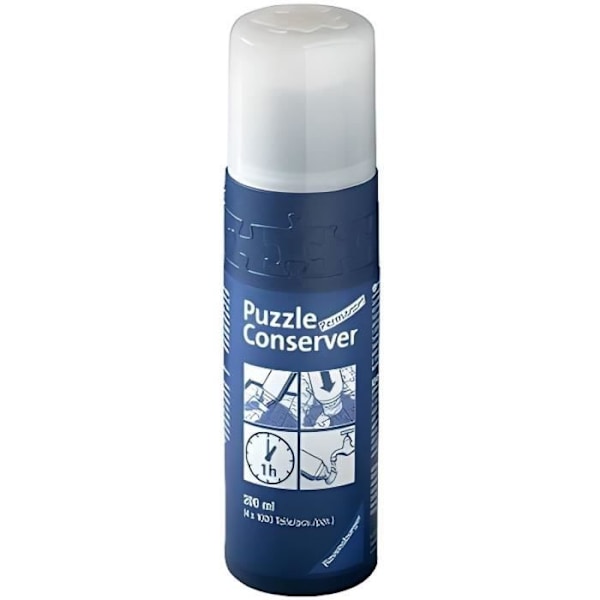 Pussellim 200 mL - Ravensburger - Pusseltillbehör - Sätt ihop ditt pussel - Enkel applicering - redo att användas Blå