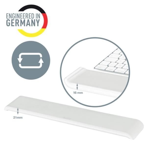 Justerbart handledstöd - LEITZ - Ergo - 19 mm eller 23 mm - Minimalistisk design - Optimal komfort
