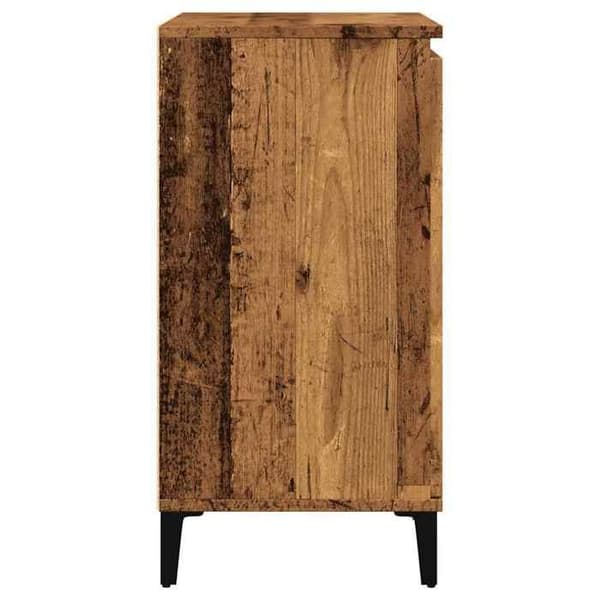 vidaXL Buffé gammalt trä 60x35x70 cm ingenjörsträ 856478
