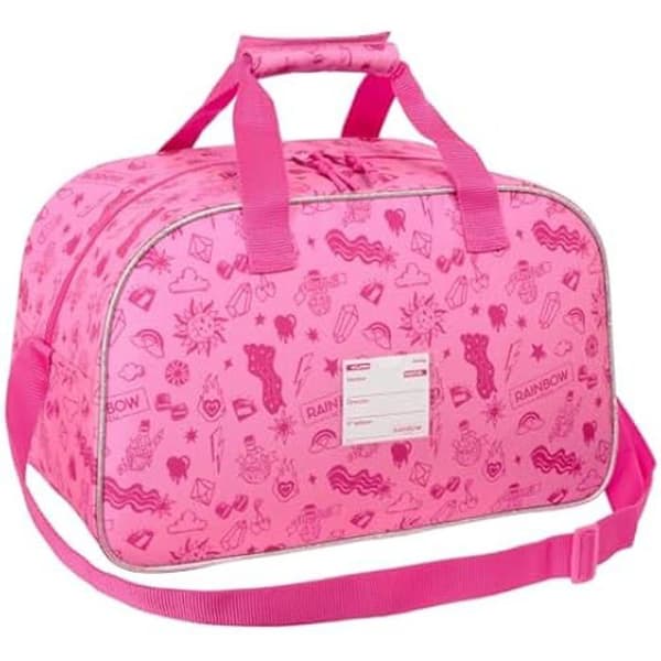 Sportbag - SAFTA - RAINBOW HIGH SHINE - Bekväm - Mångsidig - Rosa