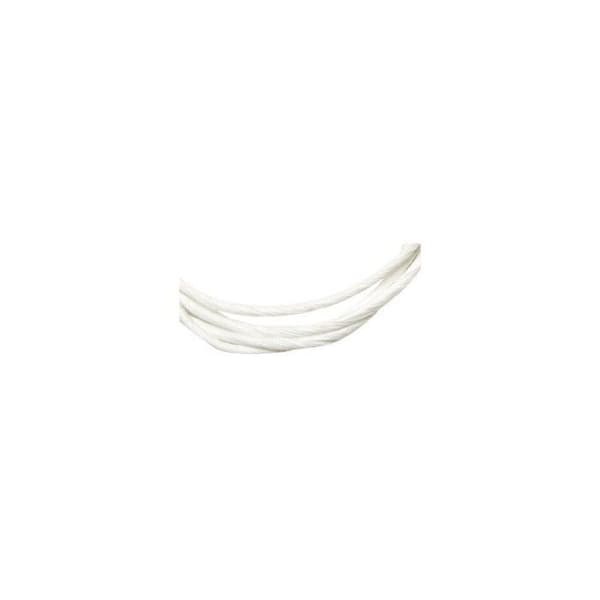 Papperssnöre med tråd, 2mm rulle 25m, vit Vit