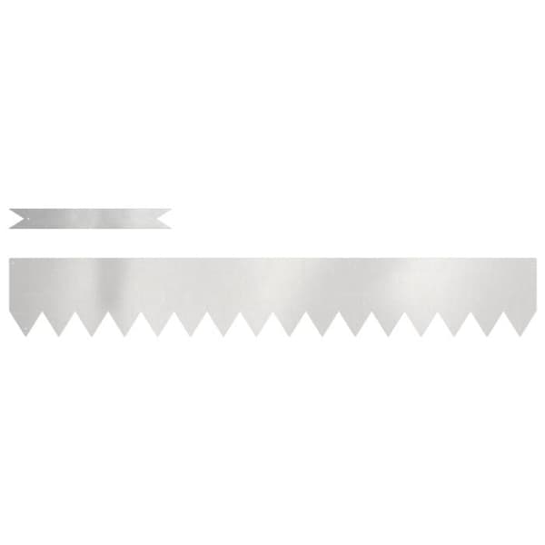Gräsmattakant 30 st 100x0.5x15 cm Rostfritt Stål