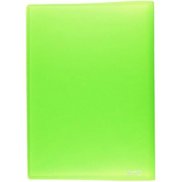 Ringbindare - GRAFOPLÁS - Modell Folio - 10 fickor - Omslag i polypropen - A4-format ljusgrön