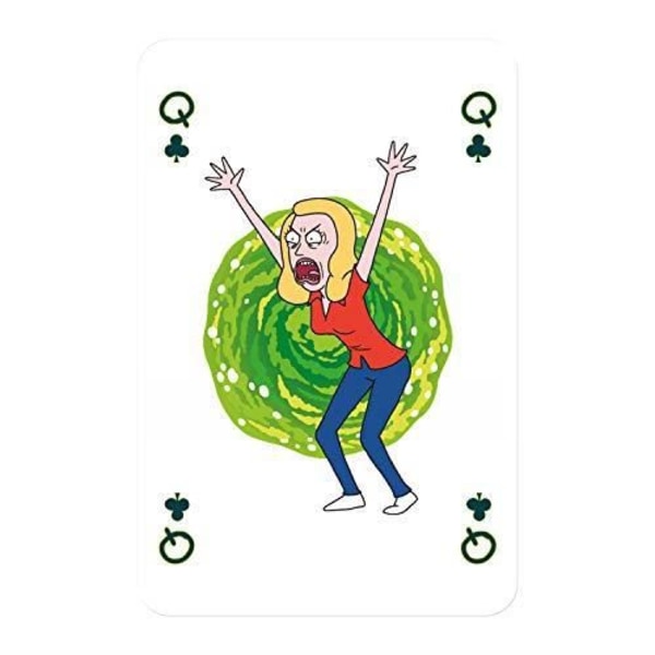 Kortspel - Waddingtons - Rick och Morty - Vit - Kartong - Rektangulär