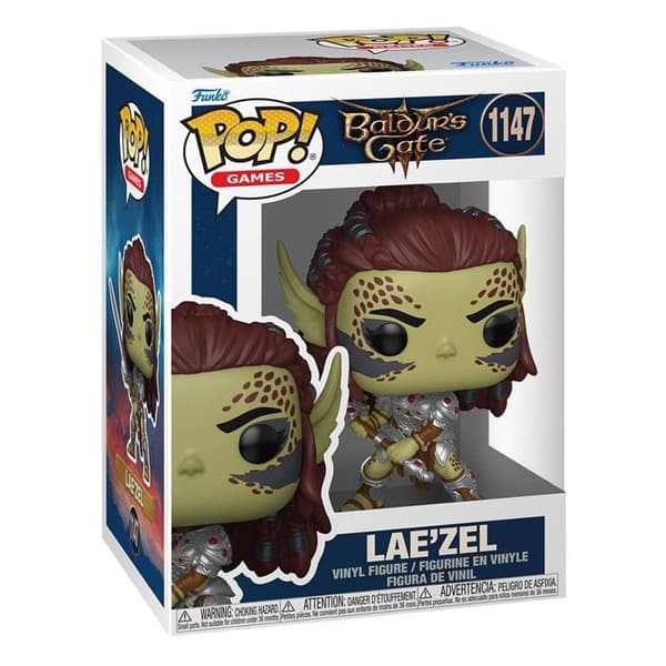 Figurine Funko Pop Spel Baldur's Gate 3 S2 Lae'zel med svärd