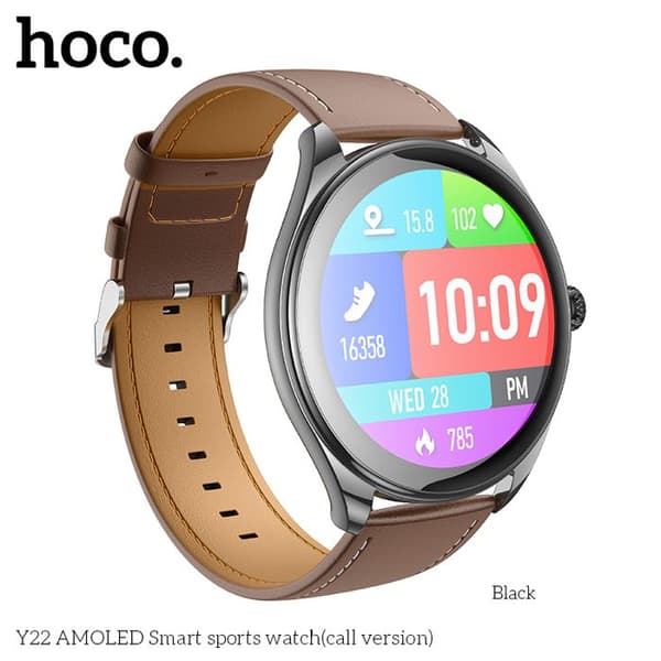 Smartklocka - HOCO - JL7012A6 - AMOLED 1,43" 466x466 - IP67 - Bluetooth 5.3