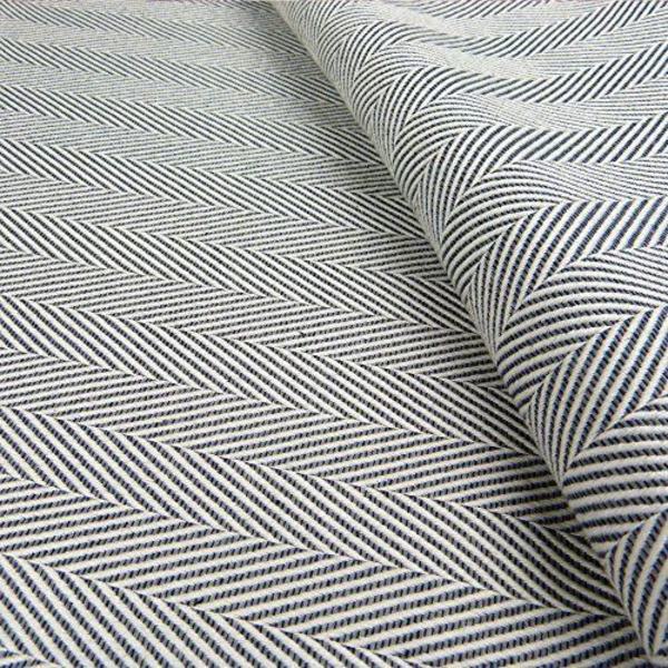 DIDYMOS Lisca Grey Babysjal storlek 6 - Diagonal Stretch - 100 % ekologisk bomull Grå