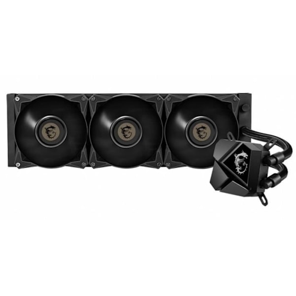 MSI Mag Coreliquid P360 Fläkt - PWM-kontroll, ARGB-fläktar - Kompatibel med LGA1155 Sockel - Svart Svart