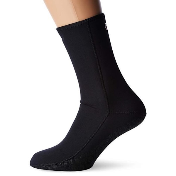 Cressi - Halkfria tofflor i mycket mjuk neopren - tjocklek 2,5 mm - Svart - Large - LX433003