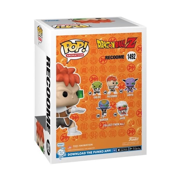 Figur - Funko Pop! Animation: Dragon Ball Z - Recoome - Grå - Vuxen - Blandat Flerfärgad