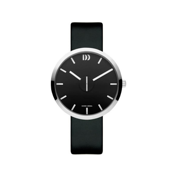 Klocka - Dansk Design - Mod. IQ13Q1198 - Kvarts - Unisex - Svart Läder